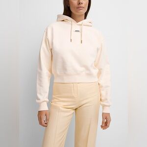 NWT- Jacquemus Women's yellow  Hoodie xsmall